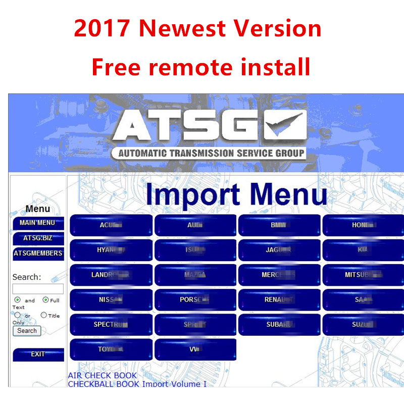 Auto Repair Shop For Transmissions - Free install ATSG 2017 auto repair