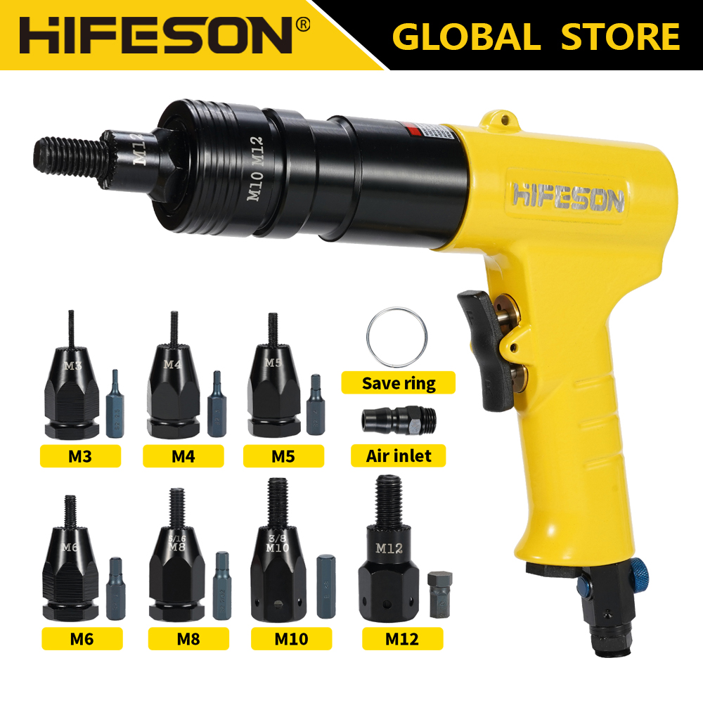 Pneumatic Air Rivet Nut Guns I - Rivet Gun Air review and price