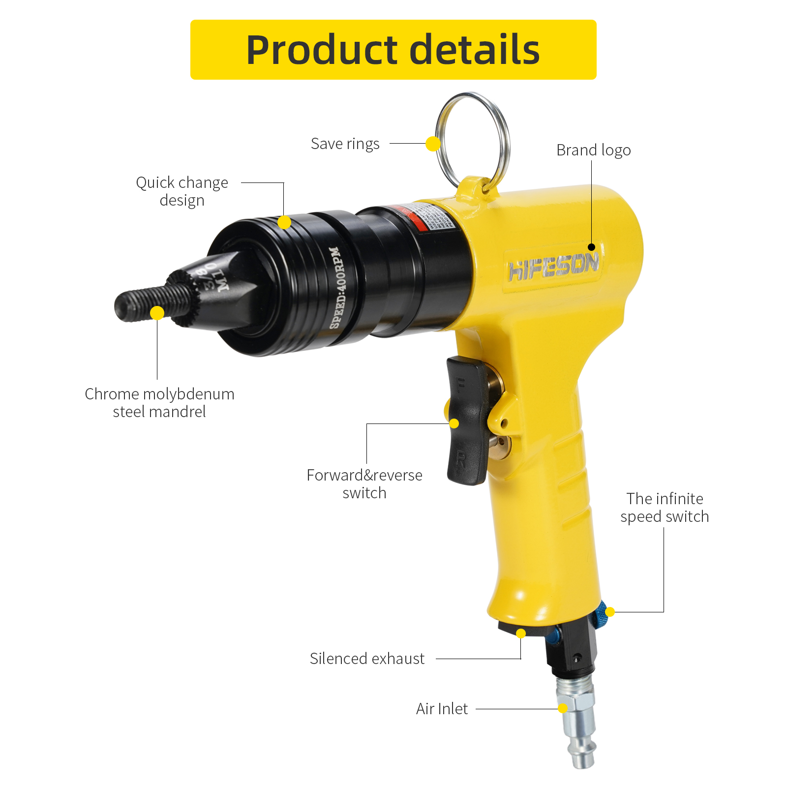Pneumatic Air Rivet Nut Guns I - Rivet Gun Air review and price